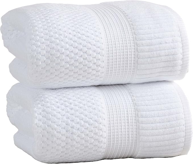 NY Loft 100% Cotton 2 Pack Bath Sheet Towel Set | Absorbent Quick-Dry Oversize by NYLoft