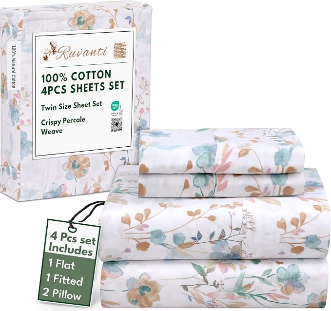 RUVANTI 4 Pcs Cotton Sheets - Image 8