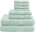 Madison Park 800GSM Bathroom Towel Set of 8 100% Cotton Bath Towel Set by MADISONPARK