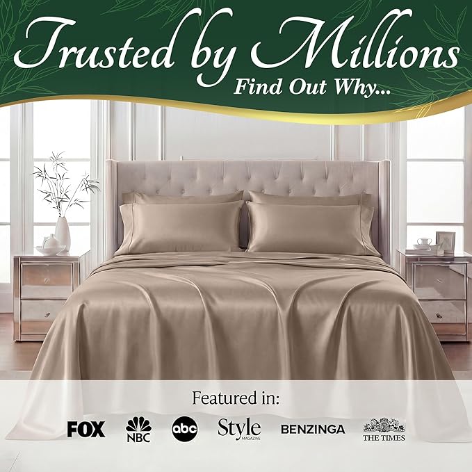 DECOLURE 100% Viscose Derived from Bamboo Sheets Full Size - Image 5