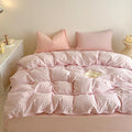 BOLINLIVING Gingham Duvet Cover Queen Size, Microfiber Bedding Set by BOLINLIVING