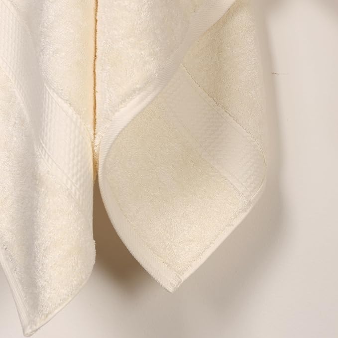 SUPERIOR Egyptian Cotton Pile Bath Towel Set of 2, Ultra Soft Luxury Towels - Image 4
