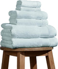 BIOWEAVES 100% Organic Cotton 700 GSM Plush 6-Piece Towel Set GOTS Certified by BIOWEAVES
