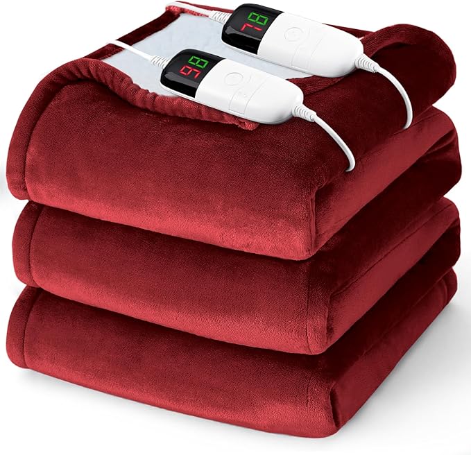 Heated Electric Blanket King Size by BOMOVA