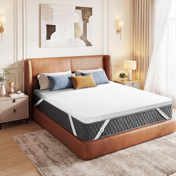 Czpalo California King 3 Inch Gel Memory Foam Mattress Topper - Image 7