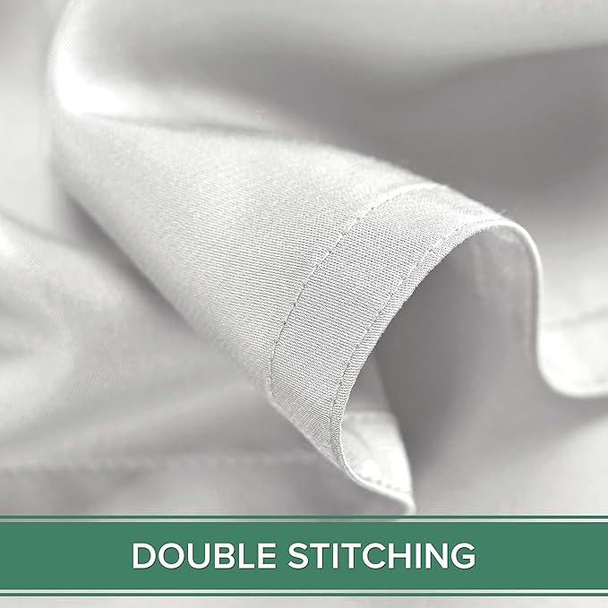 Queen Pillowcases by Pure Bamboo, Genuine 100% Organic Viscose Derived from - Image 4