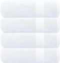 GLAMBURG Premium Cotton 4 Pack Bath Towel Set by GLAMBURG