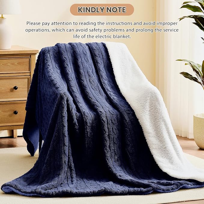Homemate Electric Heated Blanket Queen - Image 7