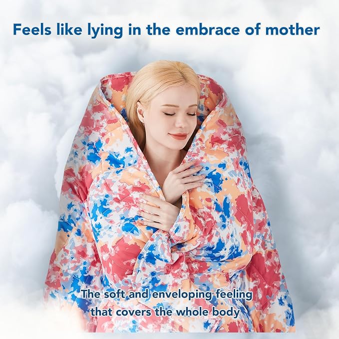 Topcee Weighted Blanket for Adults Queen Size Soft Cooling Heavy Blanket - Image 4