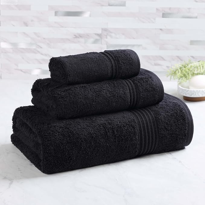 Superior Egyptian Cotton 3-Piece Towel Set, Basic Towels - Image 2