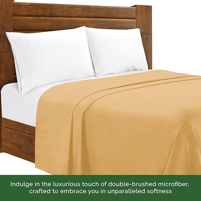 Luxury Flat Sheet on Amazon Elegant Comfort Wrinkle-Free 1500 Premier Hotel - Image 6