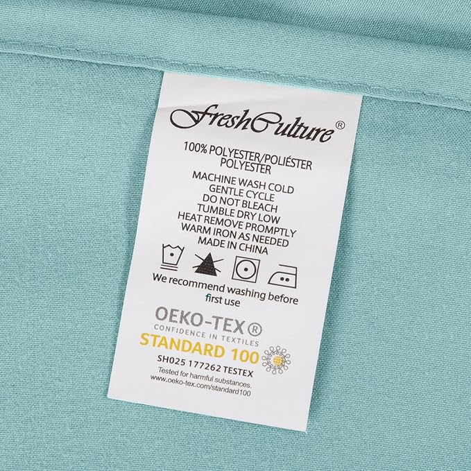 FreshCulture Full Flat Sheets Only 2 Pack - Image 7