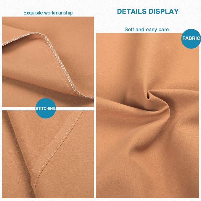 FLXXIE King Pillow Cases Set of 2, Soft Microfiber Pillow Covers - Image 2