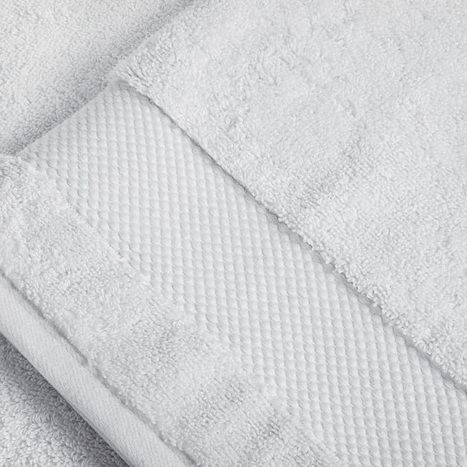 BIOWEAVES 100% Organic Cotton Bath Sheet Set of 2 | Soft Oversized Bath Towels - Image 5