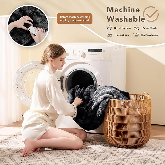Homemate Electric Heated Blanket Queen Size - Image 7