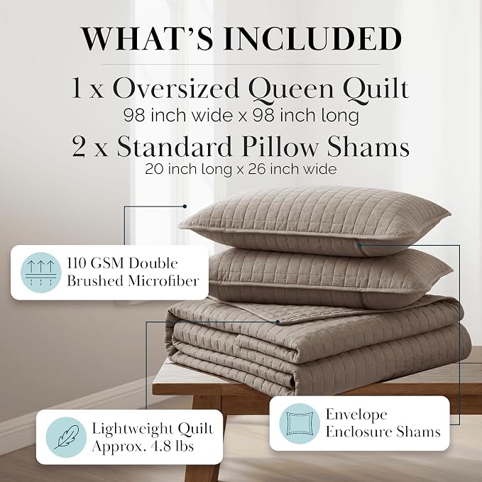 Southshore Fine Living, Inc. Quilts Full Size, Queen Size Quilt Bedding Set - Image 2