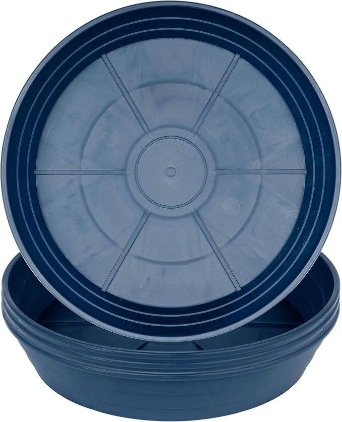 Plant Saucer 6 Inch 4 Pack 6 8 10 12 14 16 18 20 25, Plastic Plant Trays by LWALRS