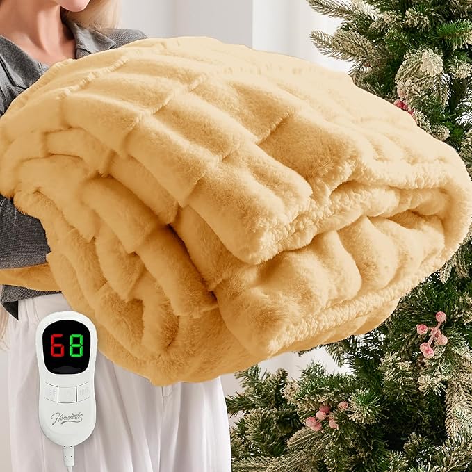 Homemate Electric Heated Throw Blanket by Homemate