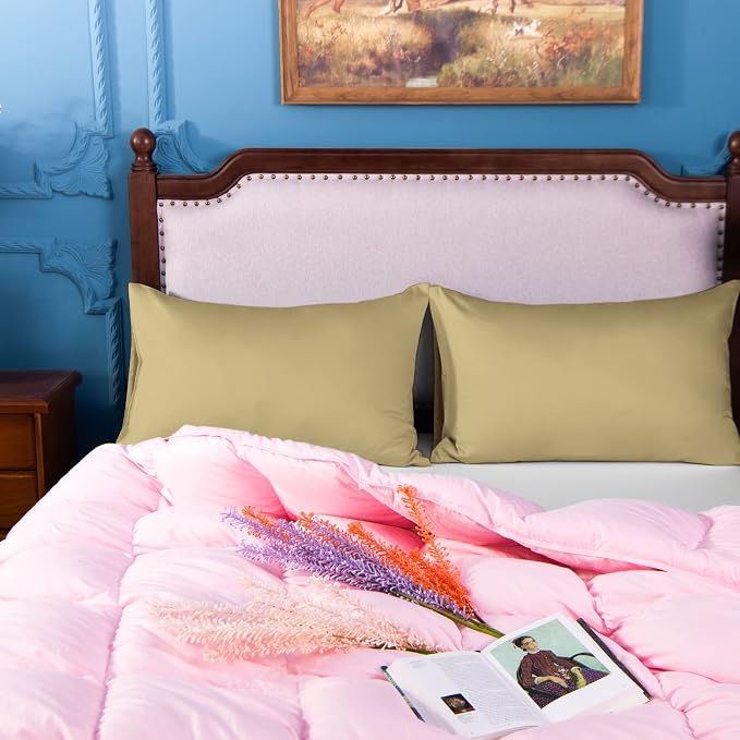 NTBAY Egyptian Cotton Queen Pillowcases - Image 6