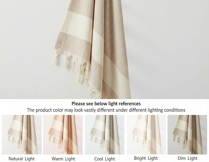 Bazaar Anatolia Turkish Bath Towel – 100% Cotton, Quick Dry, Sand Free Towel - Image 2