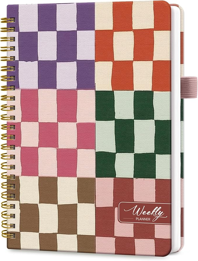 Undated Weekly Planner, Weekly To Do List Notebook by Taja