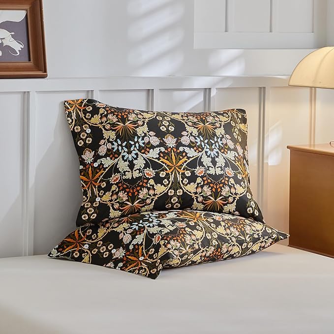 mixinni Duvet Cover Twin XL Size, Cotton Percale Farmhouse Bedding Sets Soft - Image 7