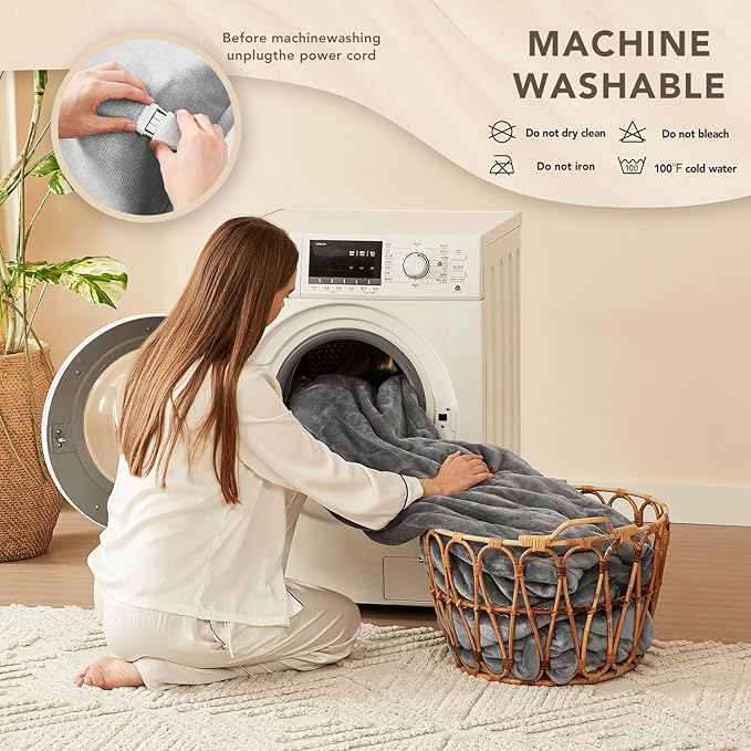 Homemate Heated Blanket Electric Throw - Image 7