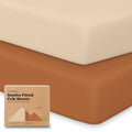 KeaBabies 2-Pack Organic Crib Sheets by KeaBabies