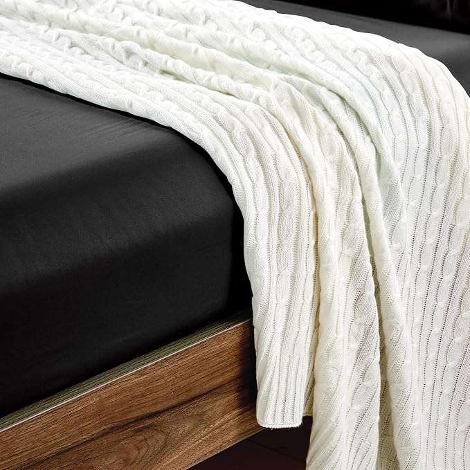 FreshCulture King Fitted Sheets, Bulk Pack of 6, Deep Pocket, Soft Microfiber - Image 5
