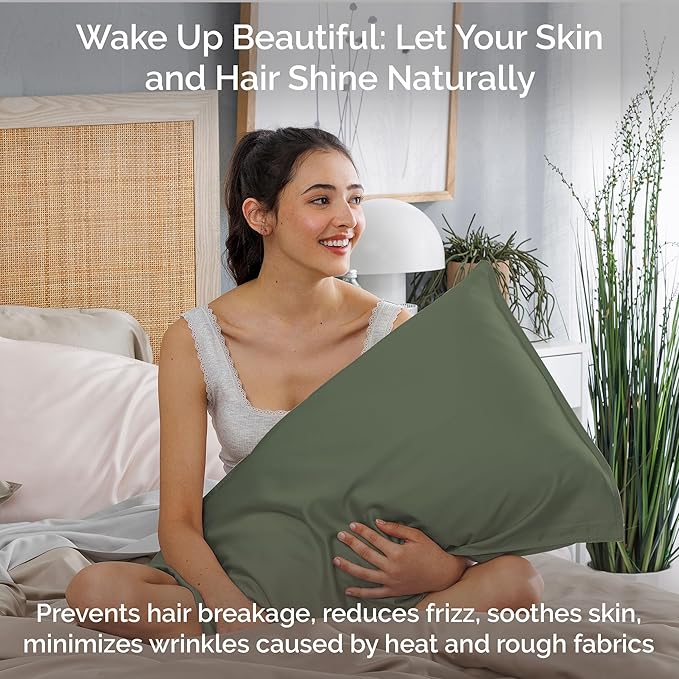 Pillow Cases King Size Set of 2 Pillowcases 100% Viscose from Bamboo Cooling - Image 5