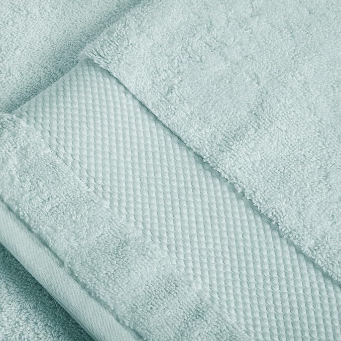 BIOWEAVES 100% Organic Cotton Bath Sheet Set of 2 | Soft Oversized Bath Towels - Image 5