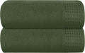 GLAMBURG 100% Cotton Oversized 2 Pack Bath Sheets 35x70, Ultra Soft Highly by GLAMBURG
