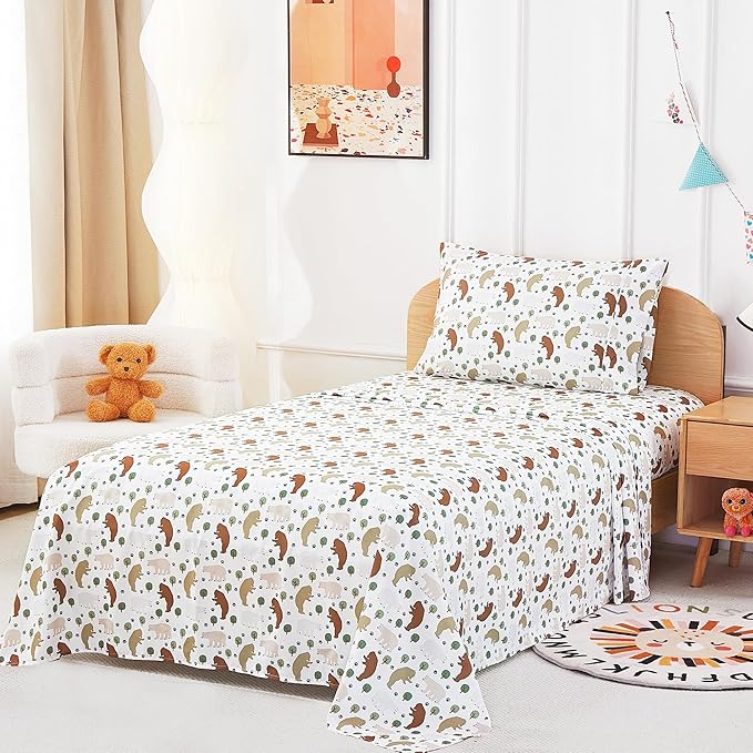 lasoftan Kids Sheet Set Twin Size, Twin Sheet Set - Image 5