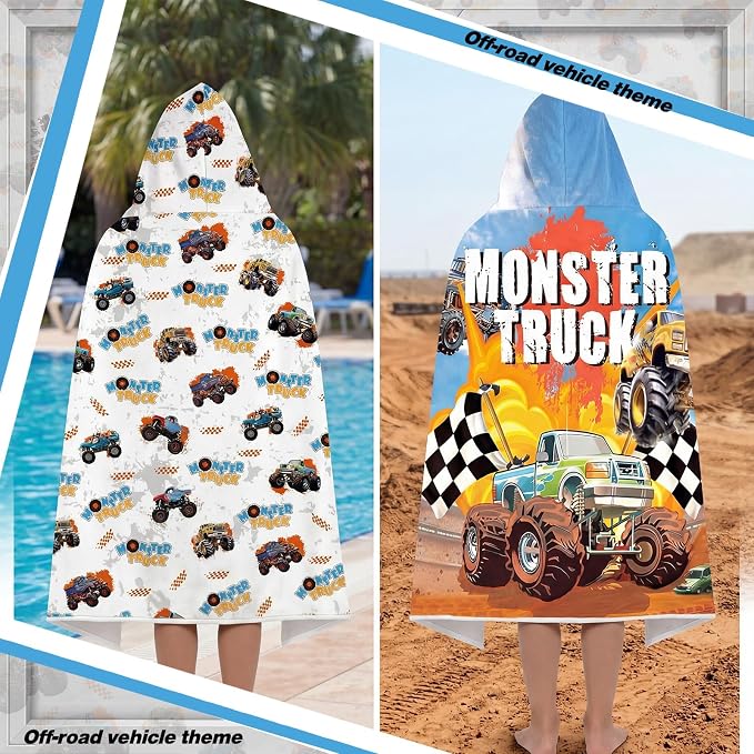 Peryiter 2 Pcs Truck Beach Towel Quick Dry Towels Swimming Bath Shower Pool - Image 6