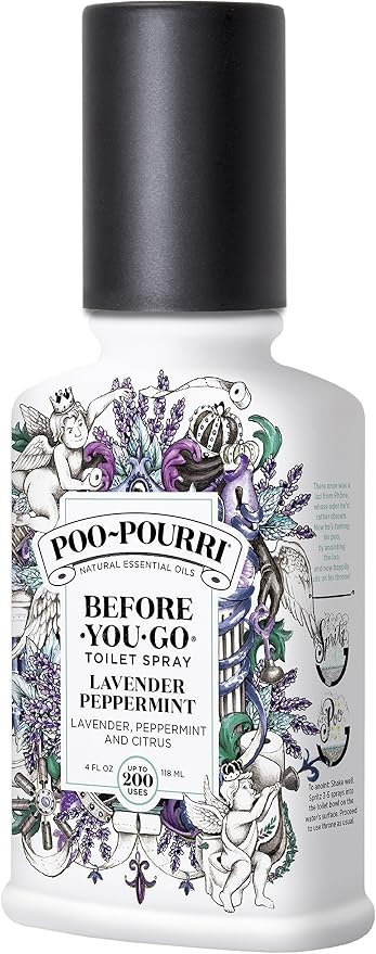 Poo-Pourri Before-You-Go Toilet Spray, Lavender Peppermint, 4 Fl Oz by %7EPourri
