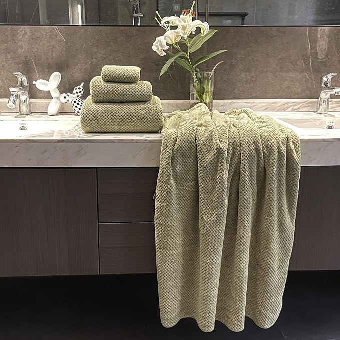 Extra Large Bath Towels Set for Bathroom 30x60 Inches Super Soft Light Weight - Image 5