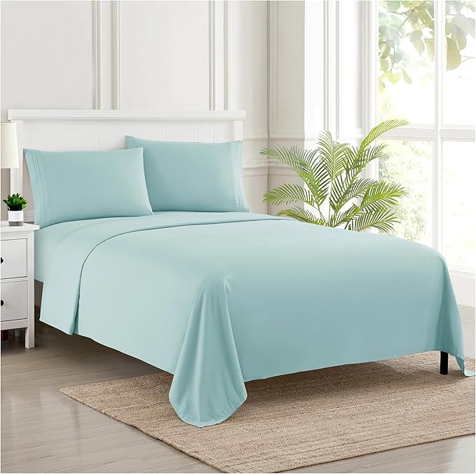 Queen Size Bed Sheets by SweetHomeCollection