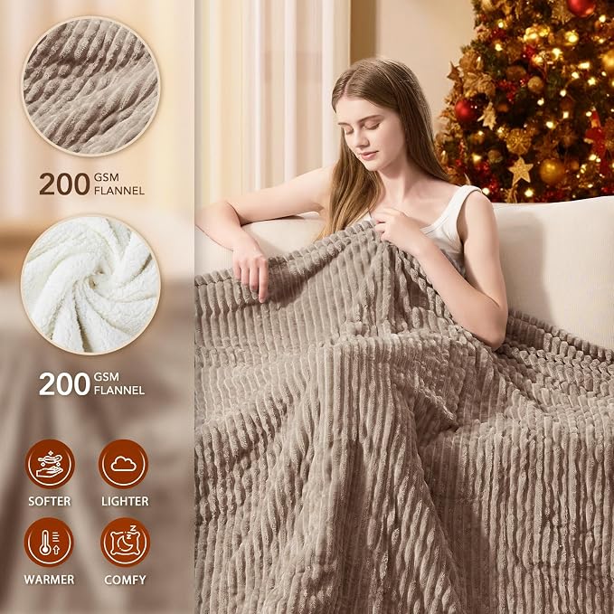 Homemate Heated Blanket Electric Throw - Image 2