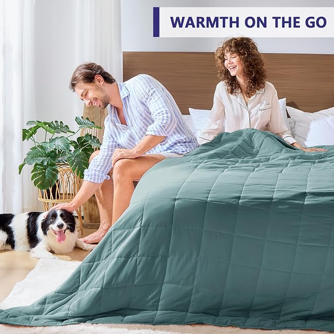 yescool Weighted Blanket for Adults Cooling Heavy Blanket for Sleeping Perfect - Image 4