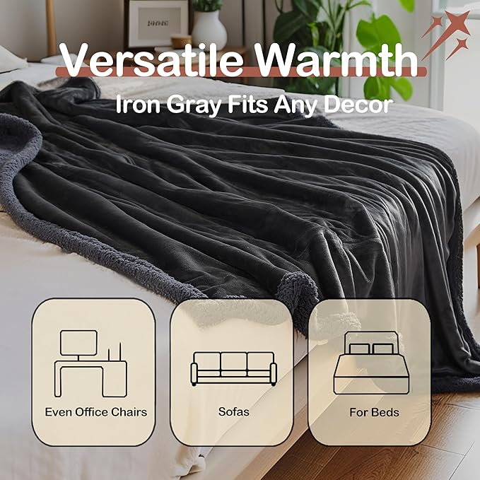 Electric Heated Blanket Throw Size 50" x 60" - Image 5