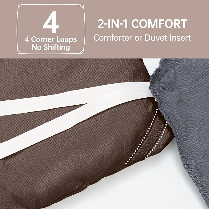 MUXHOMO Full Comforter Sets, All Season Ultra Soft Down Alternative Bedding - Image 6