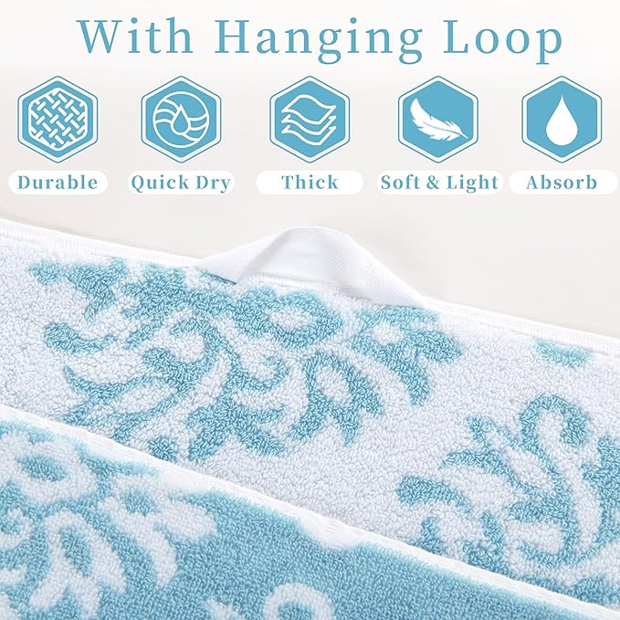 Patterned Bath Towels - Image 2