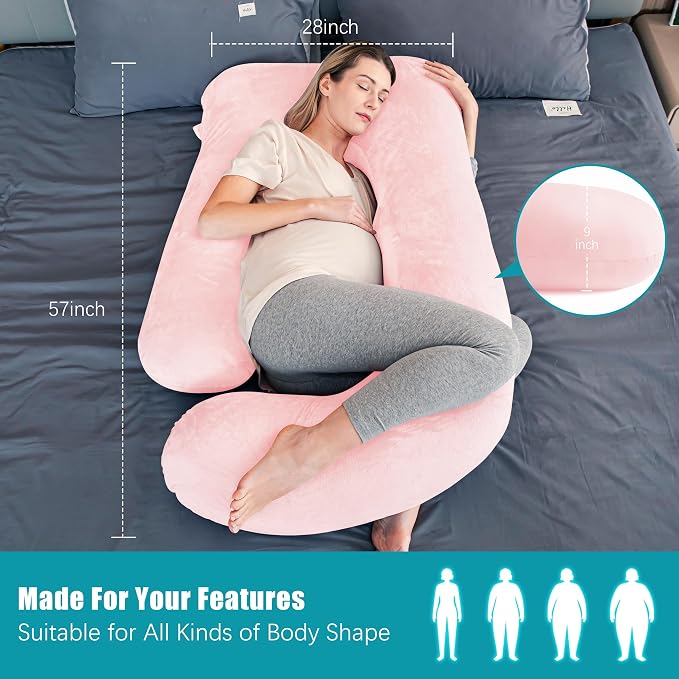 Cute Castle Pregnancy Pillows, Soft U-Shape Maternity Pillow - Image 3
