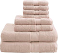Madison Park 800GSM Bathroom Towel Set of 8 100% Cotton Bath Towel Set by MADISONPARK