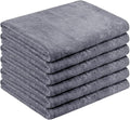 JML Bath Towels Set of 6, Oversized Large Microfiber Bath Towels by JML