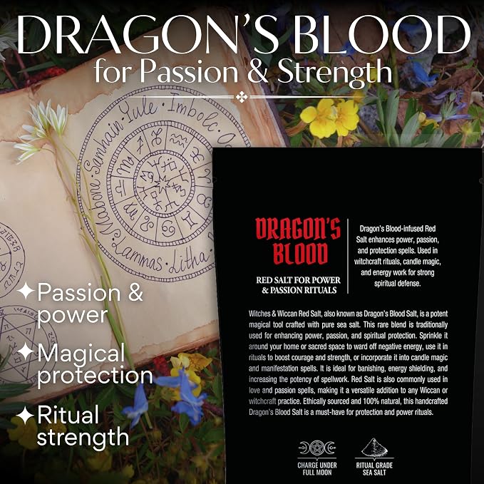 Red Dragon’s Blood Sea Salt for Power, Passion & Protection – Natural Real Salt - Image 5