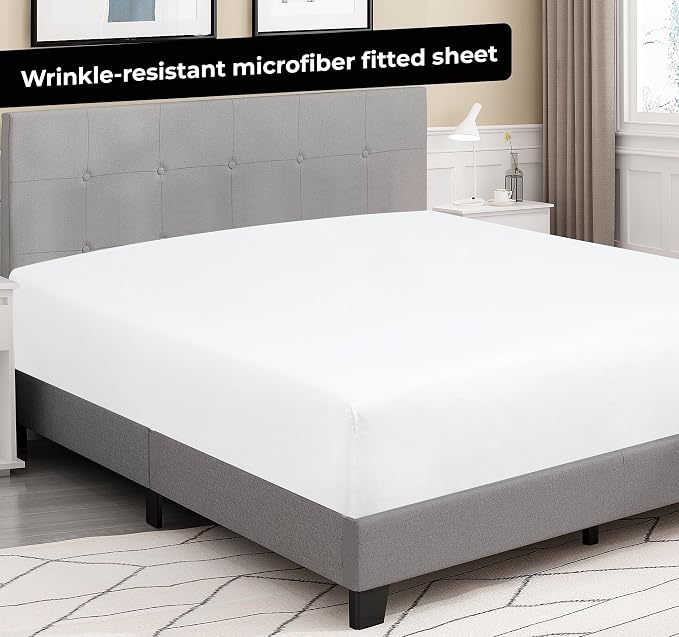 Royale Linens Fitted Sheet Full - Image 8