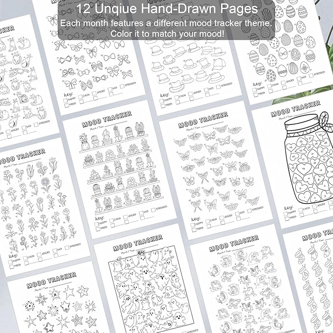Dotted Journal Notebook with Premade Bullet Templates, Pre-made Dot Grid - Image 6