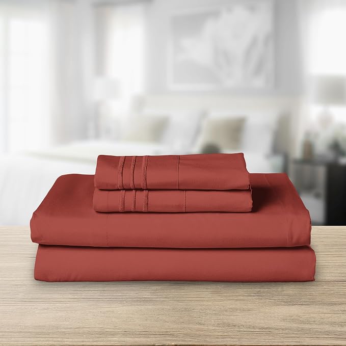 Elegant Comfort Luxurious 1500 Premium Hotel Quality Microfiber Three Line - Image 2