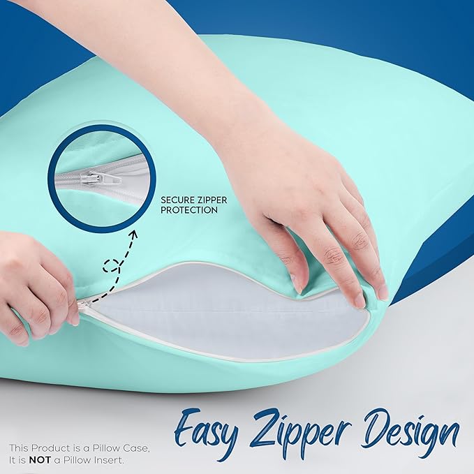 Utopia Bedding Premium 100% Waterproof Pillow Protectors - Image 4